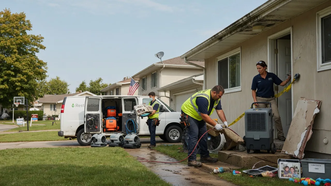 Water Damage Restoration in Mount Auburn, IA near me